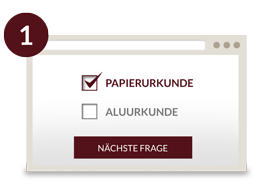 Urkunden Designer - Urkunden einfach selbst gestalten 1 Material / Vorlage wählen